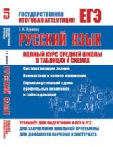 Русский язык. Полный курс средней школы в таблицах и схемах. тренажёр Для подготовки к ЕГЭ\ОГЭ /Жуковина. ЕГЭ
