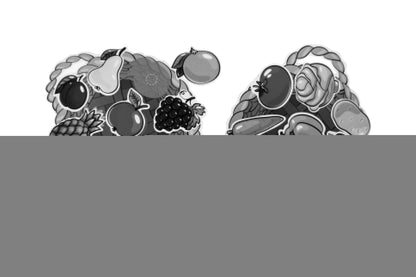 Пластик на липучках "Фрукты и овощи" 10KOR PLASTIC