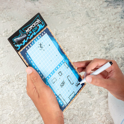 Игра настольная "Морской бой" (в пакете с маркерами)