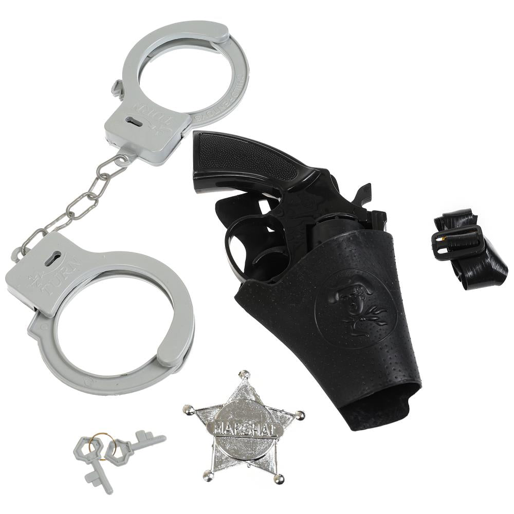 Набор ПОЛИЦИЯ pistolet стр.пистонами, блист.21*30*4см ИГРАЕМ ВМЕСТЕ в кор.2*48шт