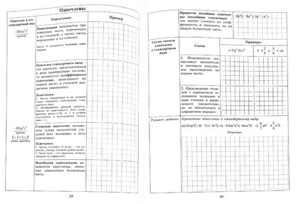 Тетрадь-конспект по алгебре для 7 кл. Ершова А.П., Голобородько В.В., Крижановский А.Ф.