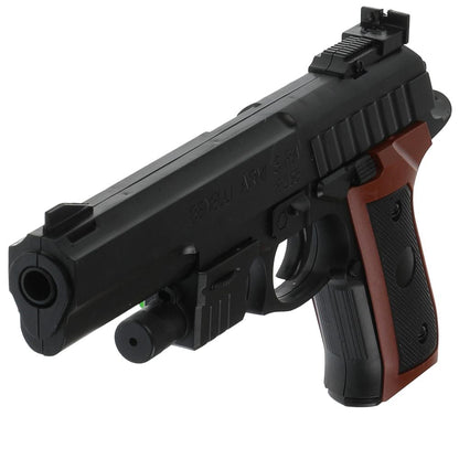 Пистолет (п) с лазер. прицелом, с пульками P298 в пак. в кор.2*72шт