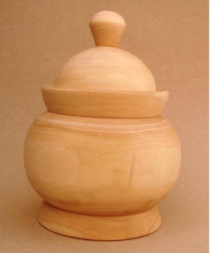 Cuisine. Горшочек с крышкой h-15 см.(под роспись) арт.7724 (РНИ)