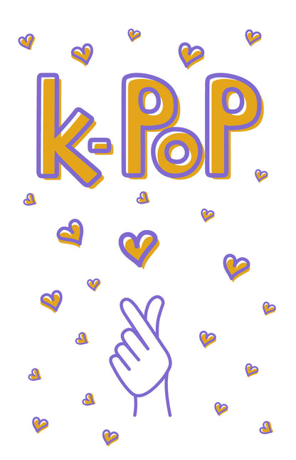Bloc K-POP. Votre projet est dans la culture coréenne ! (format A5, grande ouverture, 128 étages, blanc)