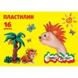 Пластилин Каляка-Маляка 16 цв. 240 г стек, 3+