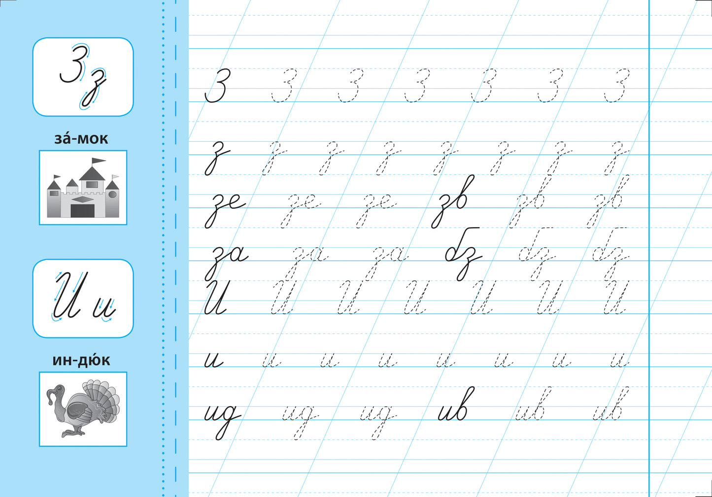 Пишу буквы правильно: прописи с наклейками для дошколят: 5+ дт