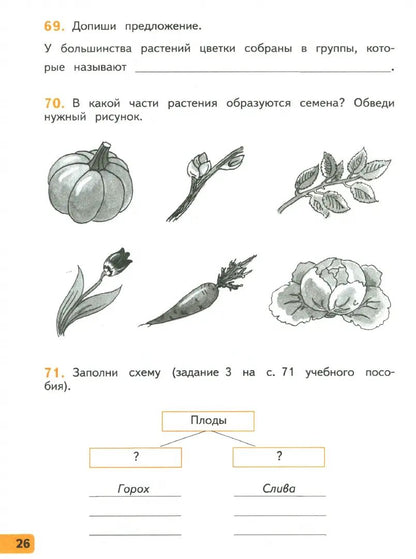 Окружающий мир. 3 класс. Рабочая тетрадь № 1.