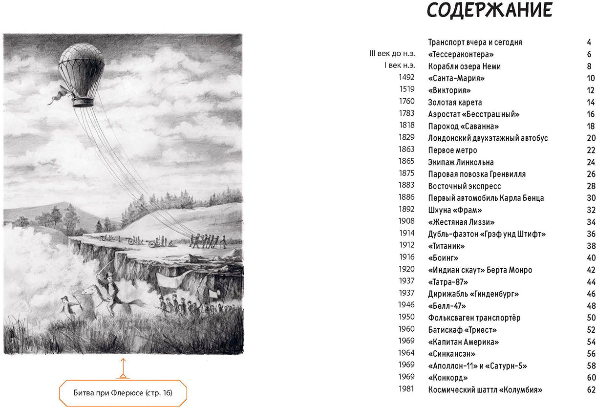 От кареты до ракеты. Transports dans l'histoire du monde (ожидается поступление)
