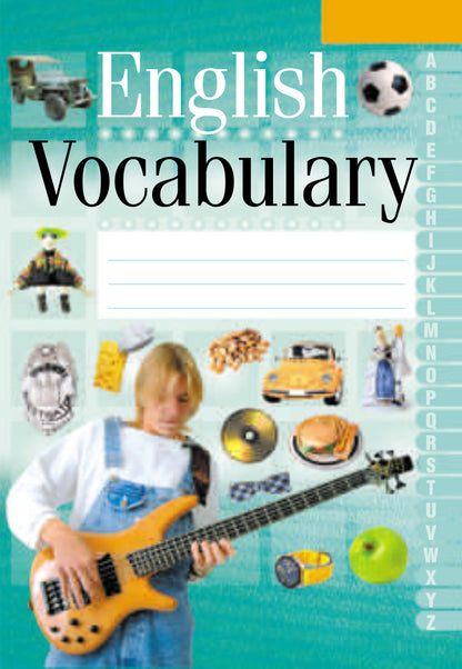 Тетрадь для записи слов. Vocabulaire anglais. Английский язык (зеленая обложка). 80 pages