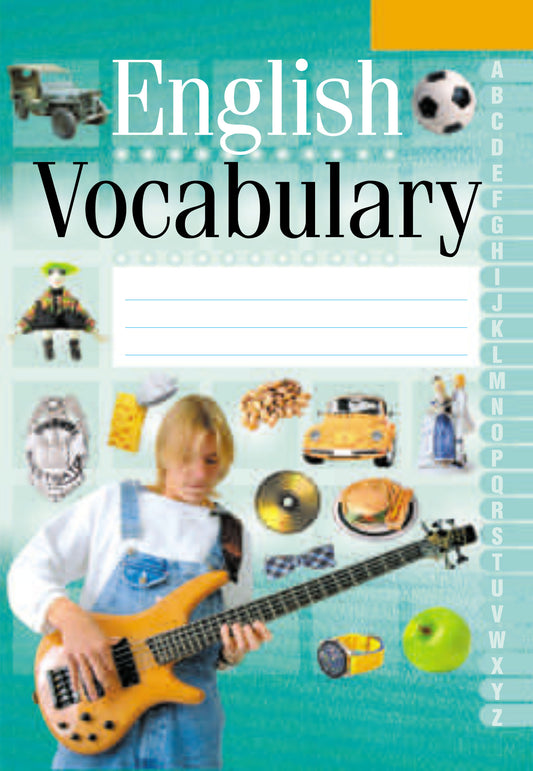 Тетрадь для записи слов. Vocabulaire anglais. Английский язык (зеленая обложка). 80 pages