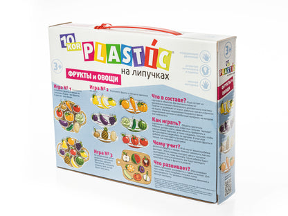 Пластик на липучках "Фрукты и овощи" 10KOR PLASTIC