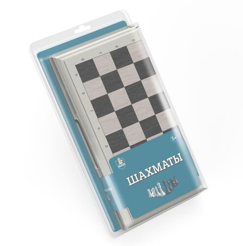 Игра настольная "Шахматы" (бол, сер) блистер