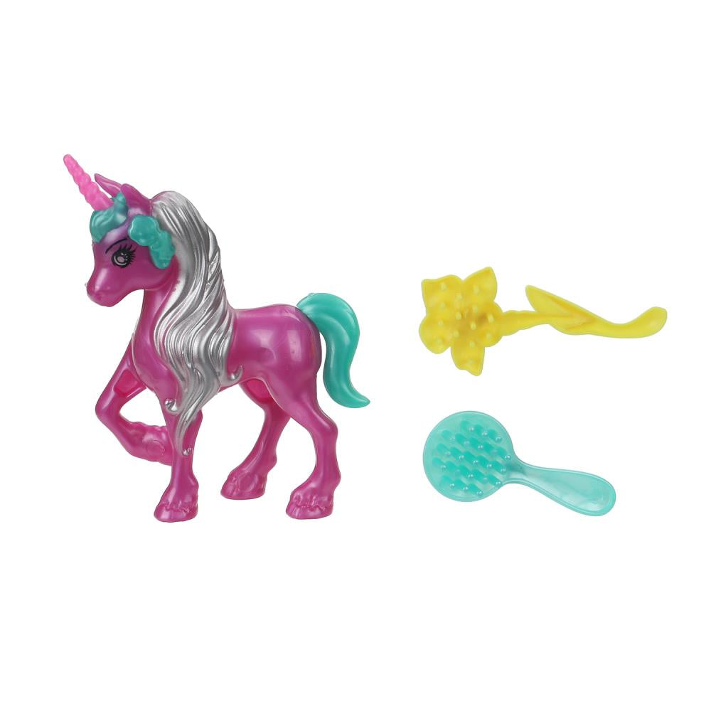 Единорог 10см, plastique, accessoires 2шт Тутти в кор.2*180шт