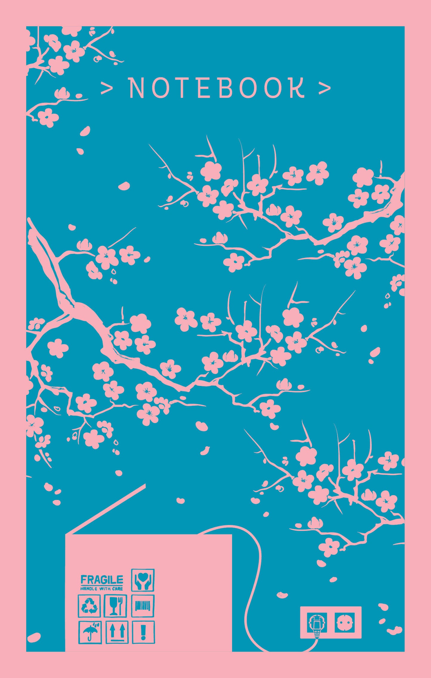Блокнот. Ветка сакуры. Ван Гог. Машины как я