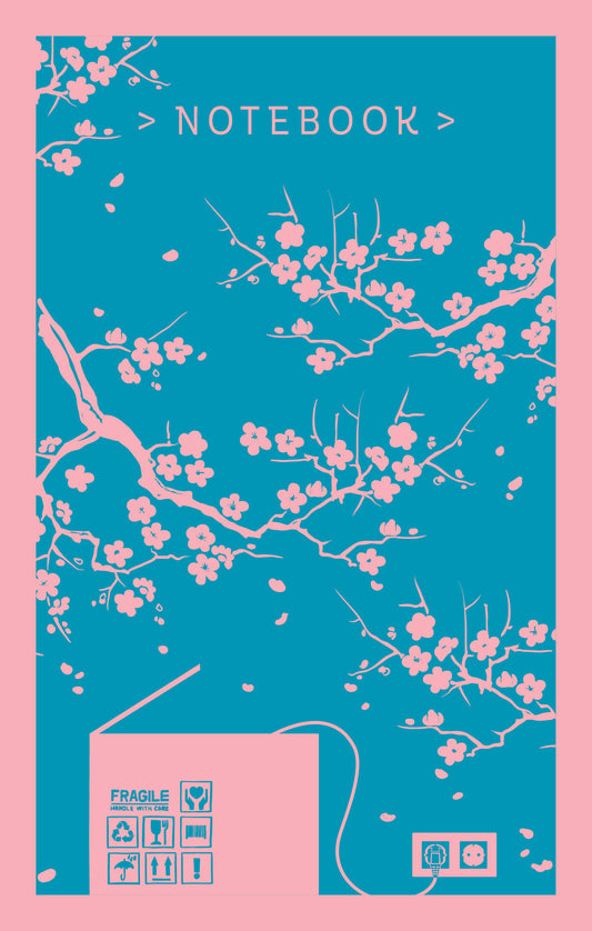 Блокнот. Ветка сакуры. Ван Гог. Машины как я