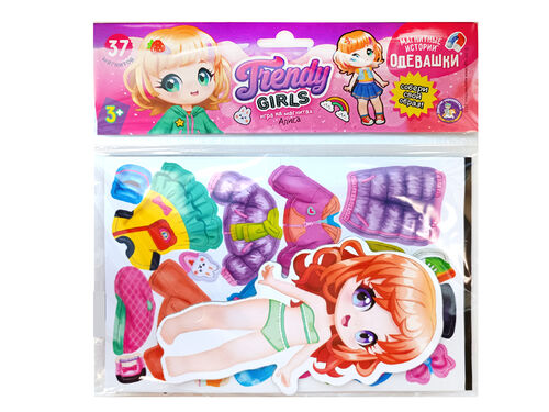 Игра магнитная "Одевашки. Алиса". Серия Магнитные истории (европодвес)