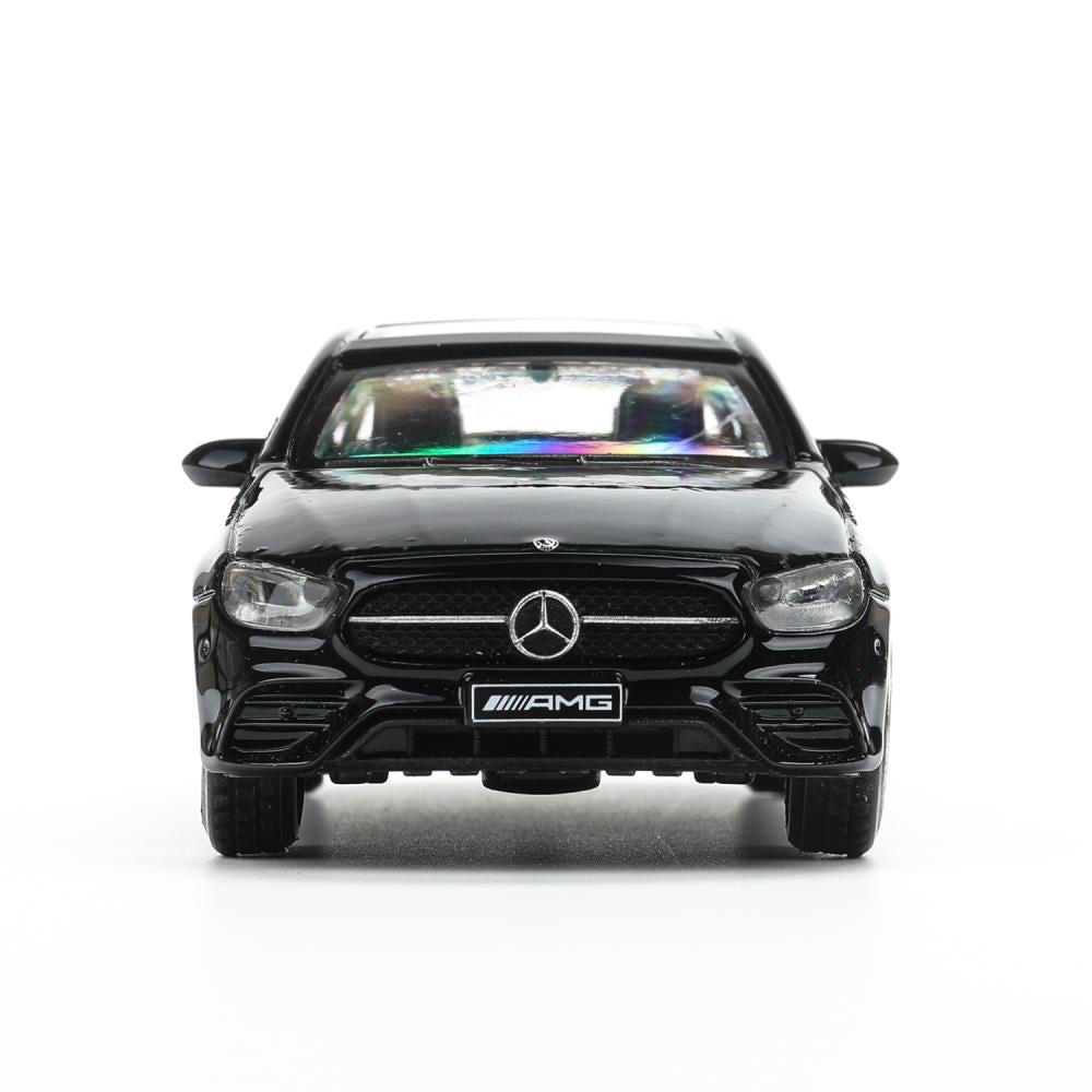 Машина металл MERCEDES-BENZ classe e amg 12см, дв,баг,ин,черный, кор. Parc technologique dans le cor.2*36шт