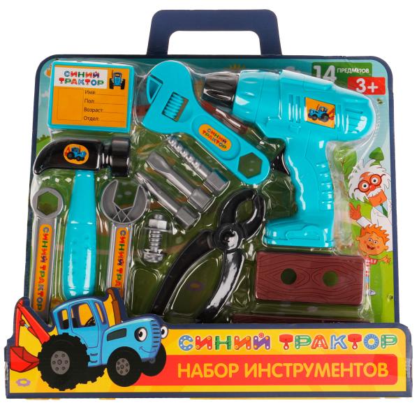 Набор инструментов СИНИЙ ТРАКТОР блист.32,3*27,8*6,8см ИГРАЕМ ВМЕСТЕ в кор.2*24шт