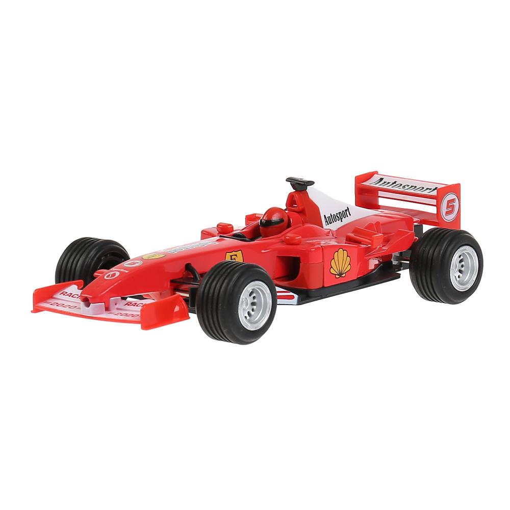 F1-17FR-S 300061 Машина металл СУПЕРКАР Ф1 17 см, инерция, красн, кор. Технопарк в кор.48шт