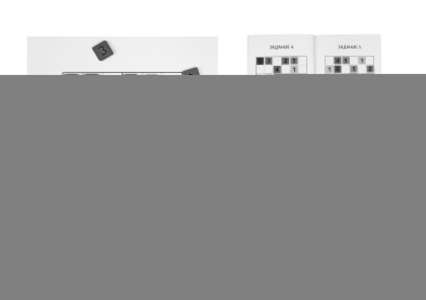 Игра настольная Судоку с деревянными фишками "Два в одном, цифры"