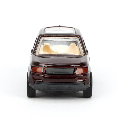 Машина металл land rover range rover, размер 7,5 см, инерция, блистер - в кор.2*288шт
