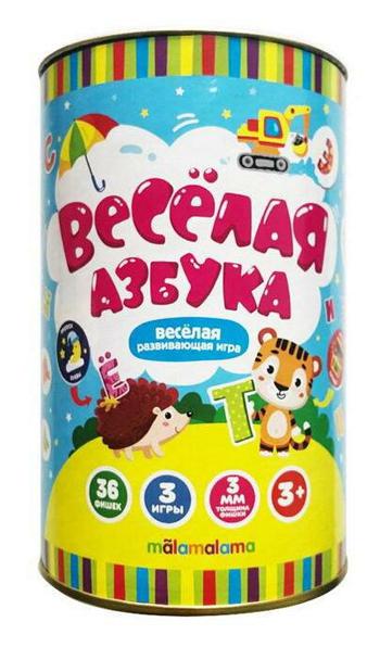 Игра развивающая. Веселая азбука. Набор фишек
