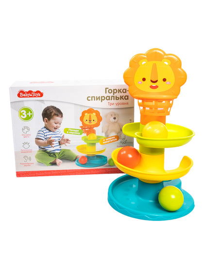Игрушка "Горка-спиралька. Три уровня" Baby toys
