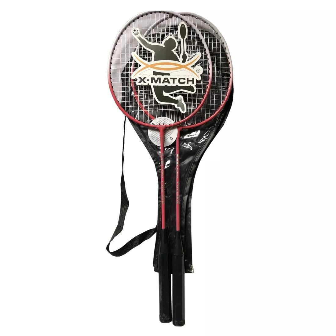 Бадминтон "X-Match" металл. 61*21 см., без волана, чехол, в ассорт. арт.636258