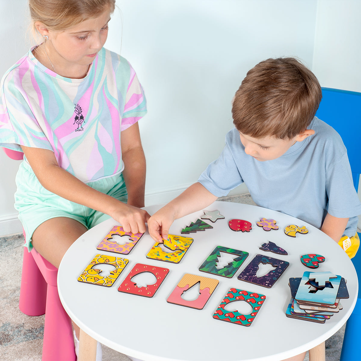 Игра настольная деревянная "Досочки Сегена" №3 (18 эл) Far far land Wood