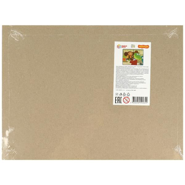 Союзмультфильм. Cheburachka. Passe dans le cadre. 15 détails. Развивающие пазлы. Умные игры. en cor.50шт