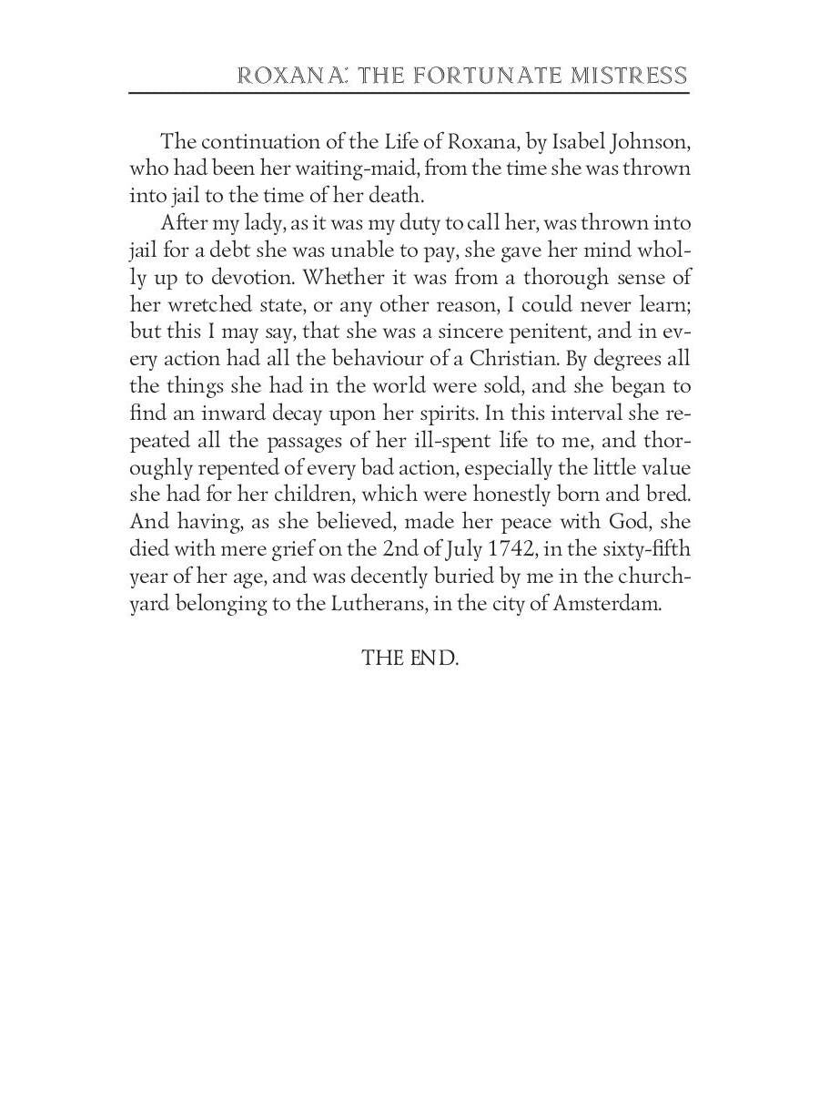 Roxana: The Fortunate Mistress = Роксана: Счастливая хозяйка: на англ.яз