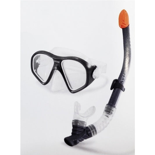 Intex. Набор для подводного плавания (маска, трубка) от 14 лет в пласт. (боится холода) арт.55648