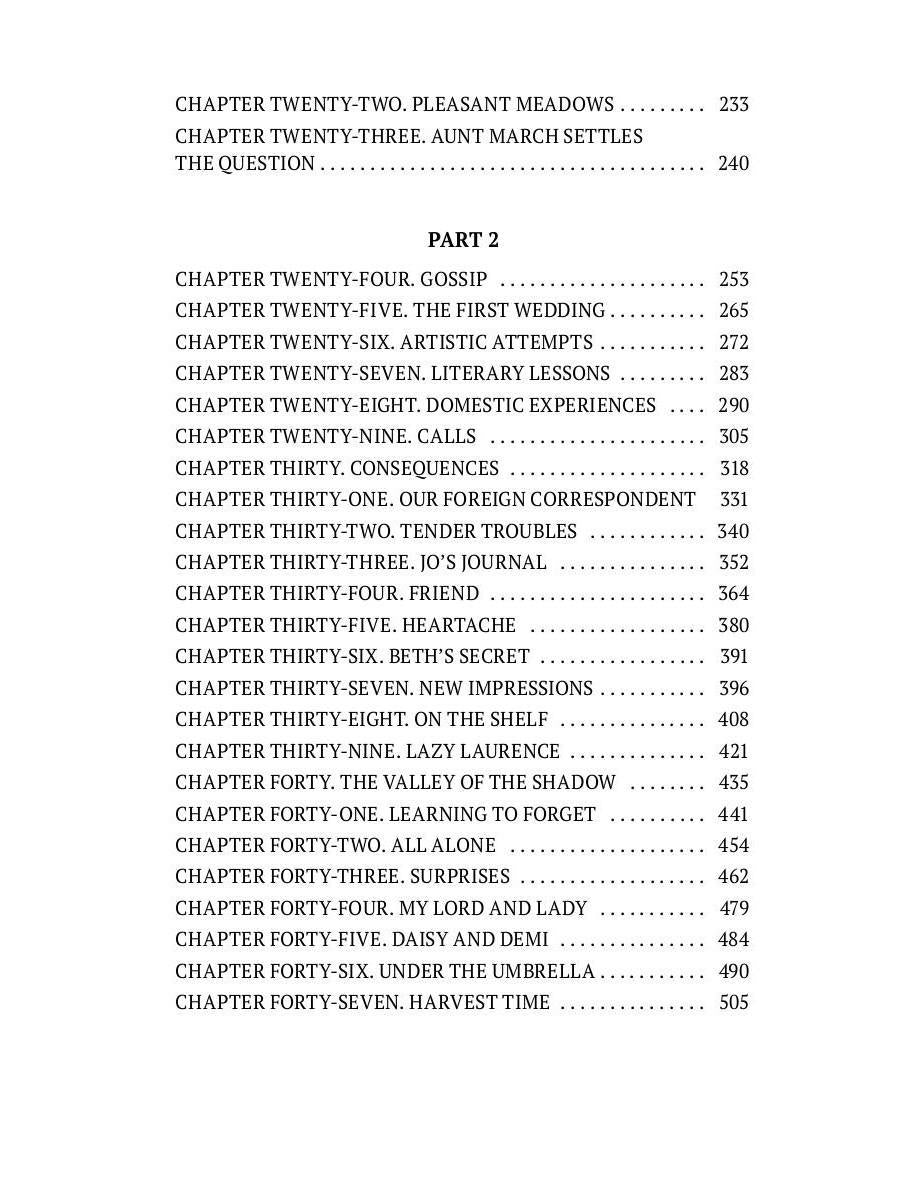 Petites femmes : на англ.яз