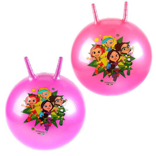 Мяч "Играем вместе" "Сказочный патруль" 55см с рожками, в ассорт. в русс. кор. в кор.24шт