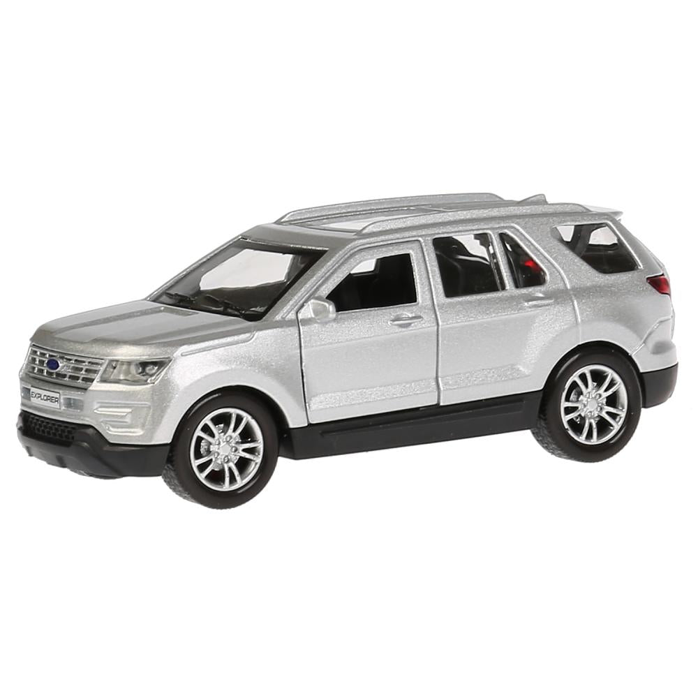 Машина металл "FORD EXPLORER" 12см, открыв. двери, инерц, серебристый в кор. Технопарк в кор.2*36шт