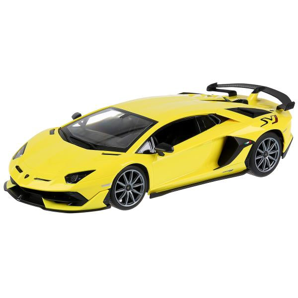 La machine de la Lamborghini Aventador SVJ 1:14, avec sa couleur, est dans l'assortiment. dans le cor. Rastar en cor.6шт