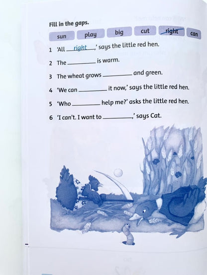 1 P.1 The Little Red Hen (Маленькая красная курица)