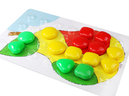 Мозаика для самых маленьких Baby Toys "Бабочка" d 40/4 цв (27 эл) nev кор