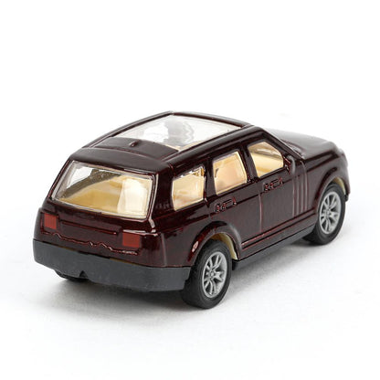 Машина металл land rover range rover, размер 7,5 см, инерция, блистер - в кор.2*288шт