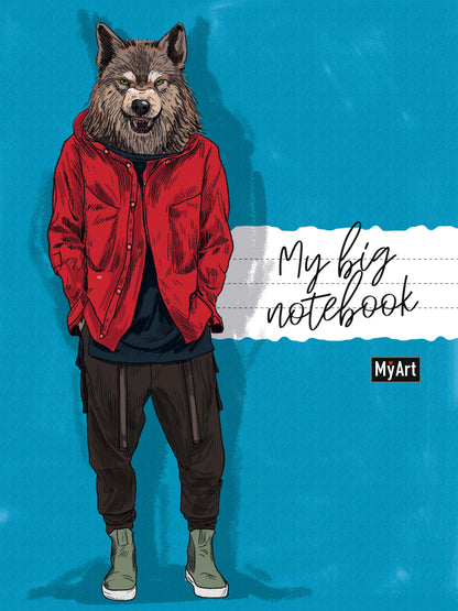 Mon Art. БЛОКНОТ в линию Mon gros carnet. Volk