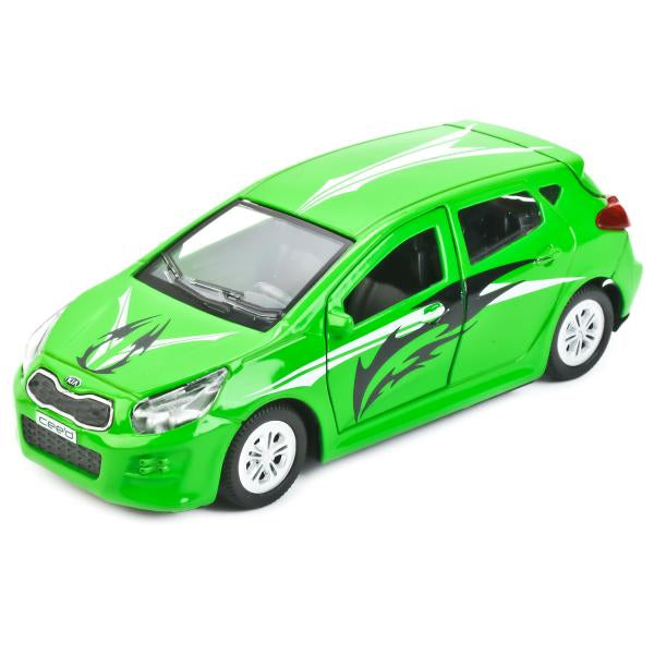 МАШИНА "ТЕХНОПАРК" МЕТАЛЛ. ИНЕРЦ. KIA CEED СПОРТ 12СМ, ОТКРЫВ. ДВЕРИ И БАГАЖНИК В КОР. в кор.2*36шт