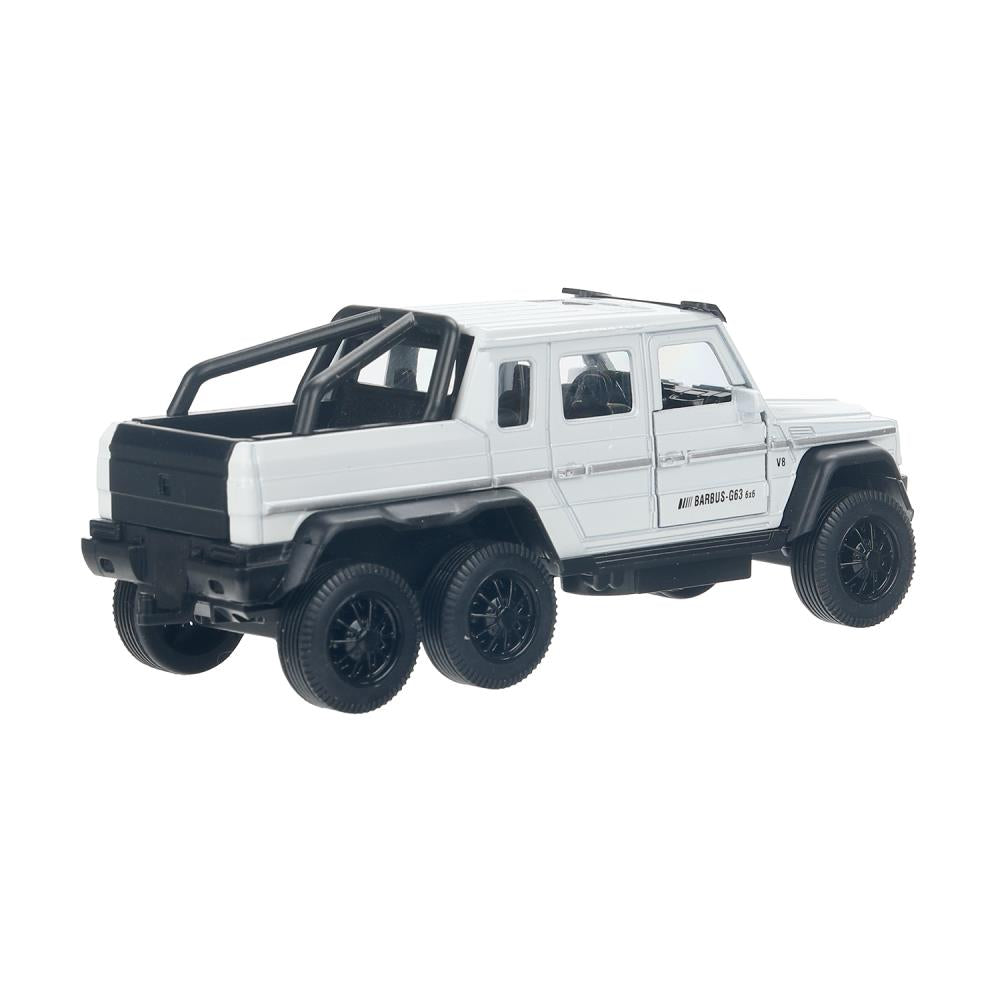 1:32 модель металл свет-звук MERCEDES-BENZ g63 amg6х6 дв, инер., багаж. 14см Технопарк в кор.2*48шт