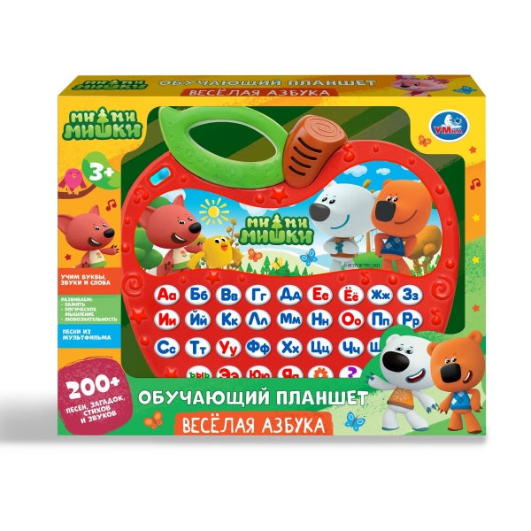 Обучающий планшет Ми-ми-мишки 200 песен,загадок,стихов.kor.bat. Умка в кор.36шт