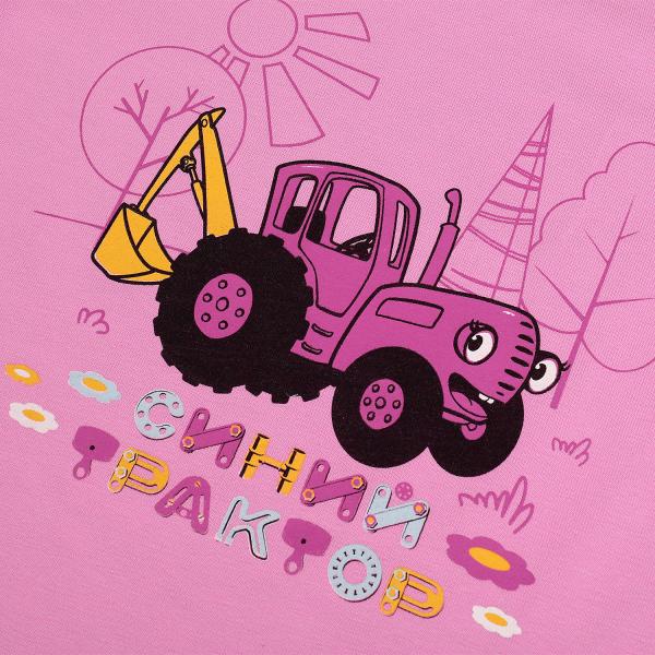 Футболка c коротким рукавом СИНИЙ ТРАКТОР р-р110 RIKI KIDS в кор.50шт