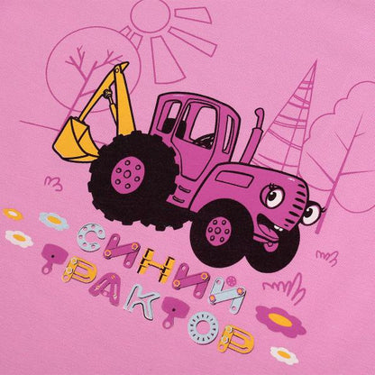 Футболка c коротким рукавом СИНИЙ ТРАКТОР р-р110 RIKI KIDS в кор.50шт