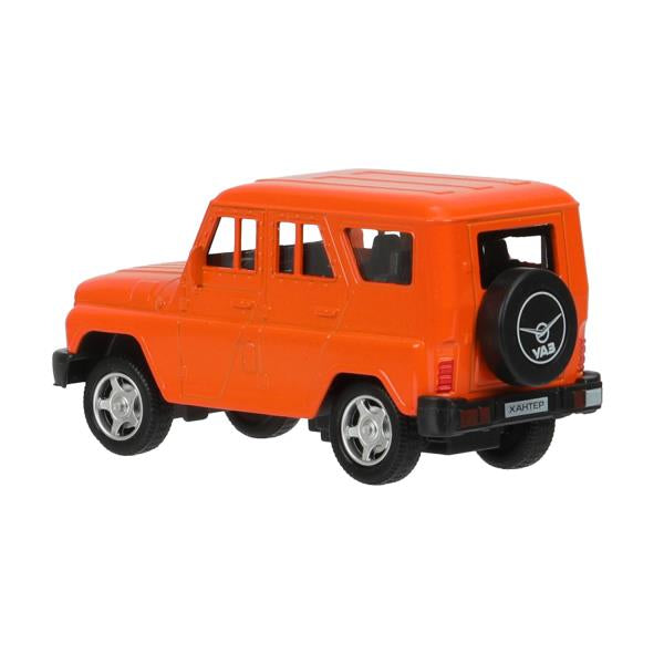 Machine en métal UAZ ХАНТЕР 10,5 cm, inertie, orange, cor. Parc technologique dans le cor.2*36шт
