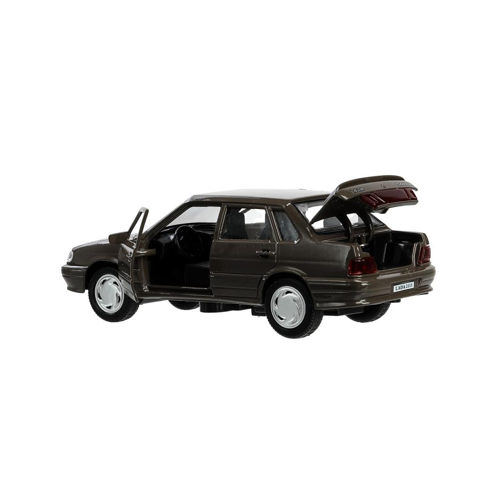 Machine en métal vaz-2115 "samarra" d'une longueur de 12 cm, serebristo-коричневый, cor. Parc technologique dans le cor.2*36шт