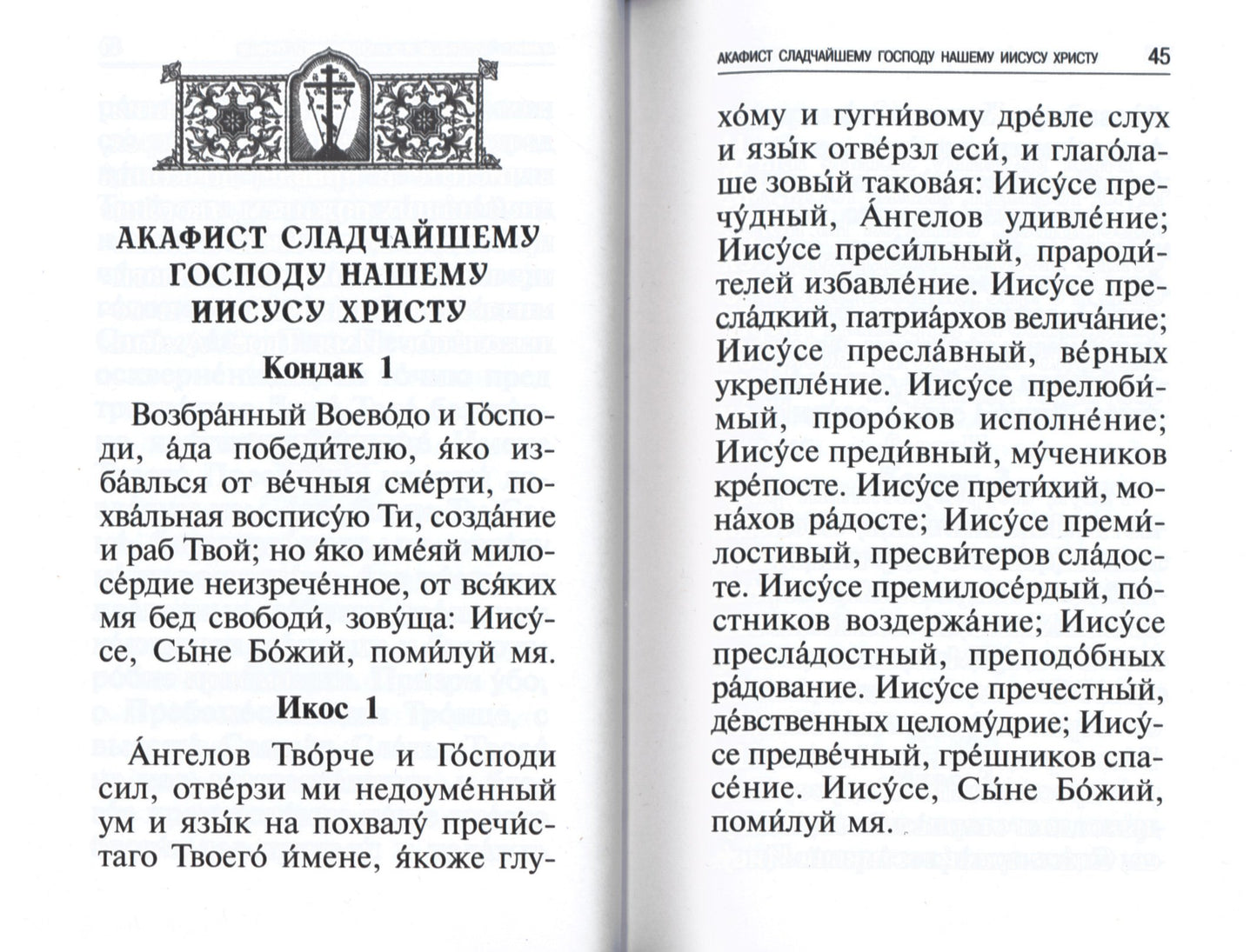 Акафисты, читаемые в болезнях, скорбях и особых нуждах