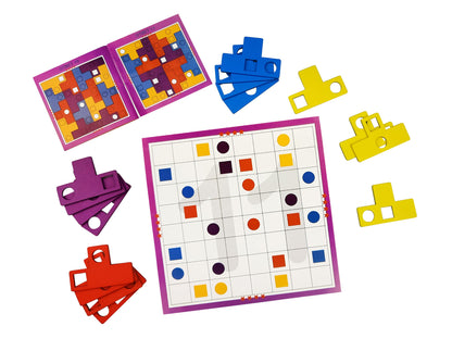 Игра головоломка деревянная "Занимательный квадрат"