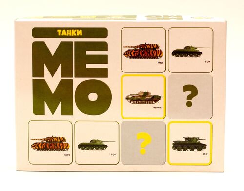 Jeu de société "Танки" (50 cartes)